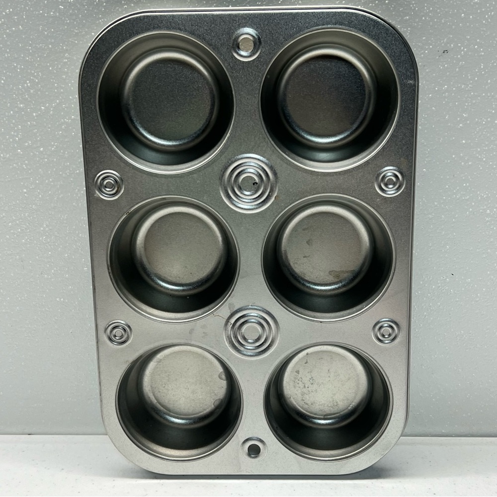 Cooking Concepts Toaster Oven 6-cup Size Metal Muffin / Cupcake Baking Pan